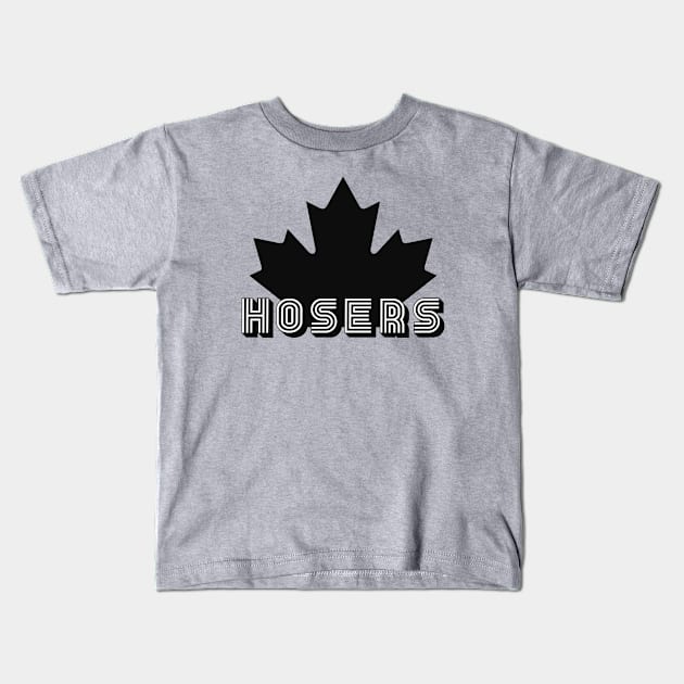 Hosers (Black) Kids T-Shirt by Roufxis